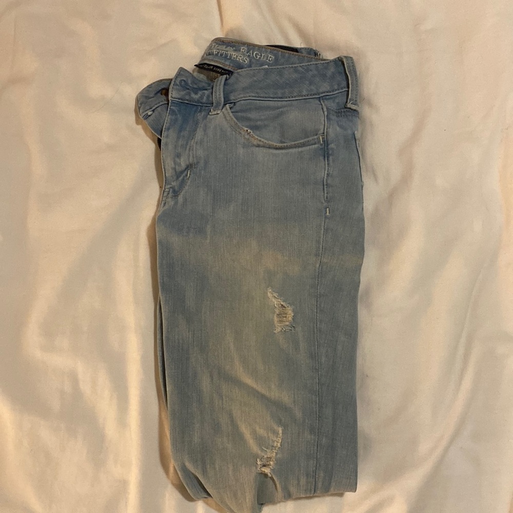 American Eagle Ripped Skinny Jeans